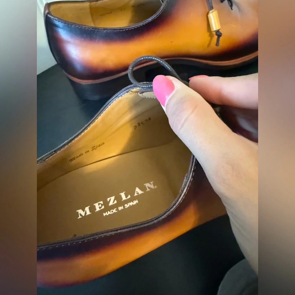 Mezlan Dietro Whole Cut Leather Oxford - Picture 7 of 12